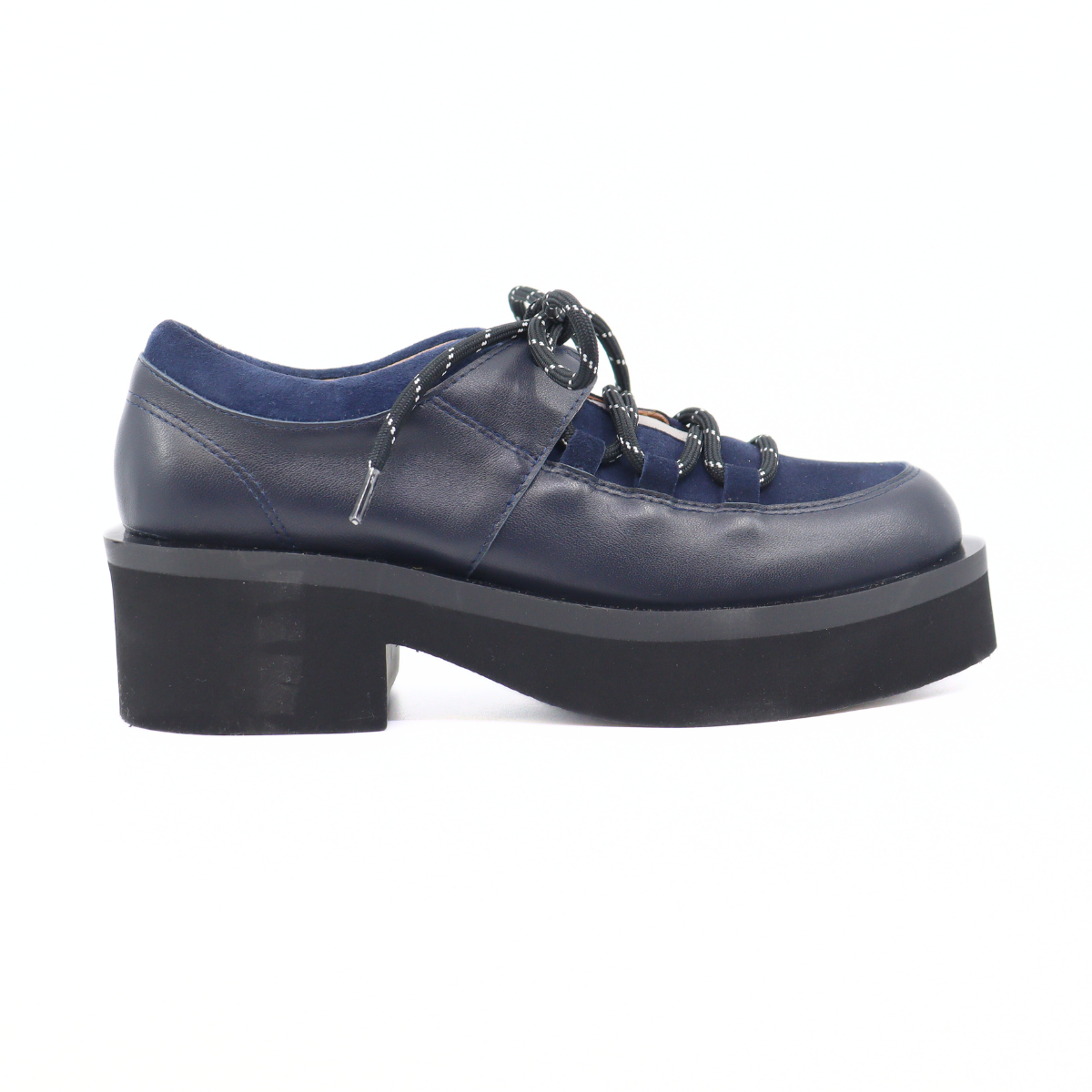 Combo Ox Navy Women's Shoes Platforms All Black