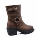 Amina Biker Dark Brown Women's Boots Shoe the Bear    