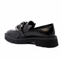 Dalia Delice Black Women's Shoes Loafers Regarde Le Ciel    