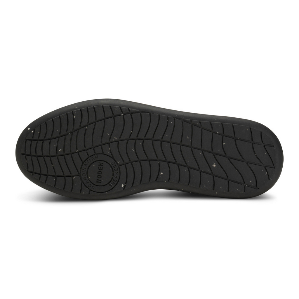 Women's molly slip on mule black water resistant shoe by Woden