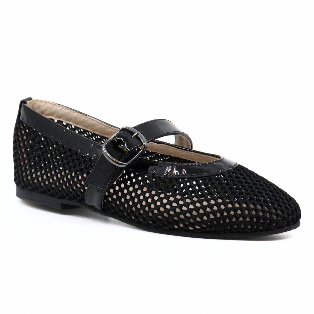 Amazing Jane Black Women's Shoes Flats All Black    