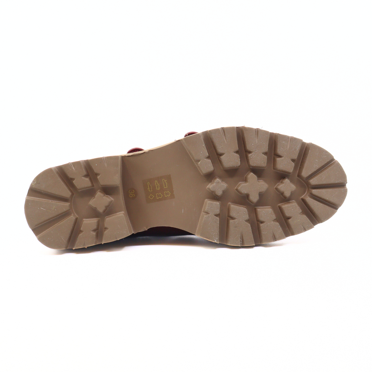 Wide Belt Lugg Wine Women's Shoes Platforms All Black