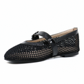 Amazing Jane Black Women's Shoes Flats All Black    