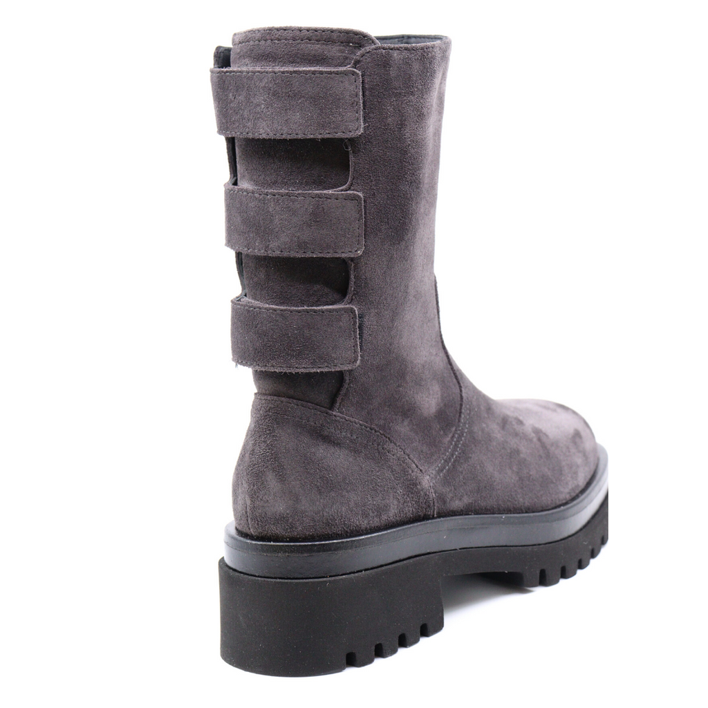 Women's lug sole suede boot GOLVA CROSTA LAVAGNA by HOMERS.
