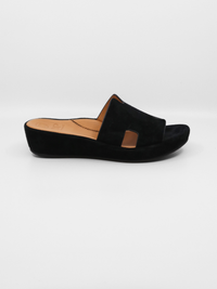 Catiana Black Suede Women's Sandals L'Amour Des Pieds