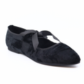 Valley Black Women's Shoes Flats Intentionally Blank