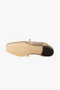 NU DANCE FLAT GOLD Women's Shoes Flats All Black    