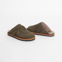 Fallon Fringe Mule Military Olive Suede Women's Shoes Free People