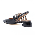 Triple Jane Sling Back Women's Shoes Heels All Black