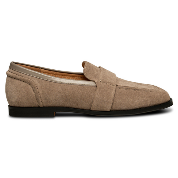 Erika Saddle Loafer Taupe Women's Shoes Loafers Shoe the Bear    