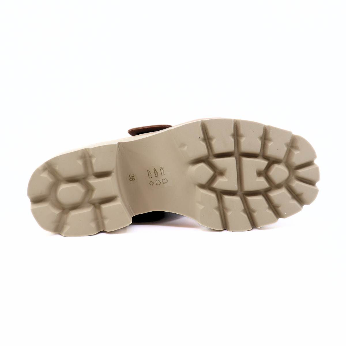 Link & Lugg Vel Brown Women's Sandals Platforms All Black