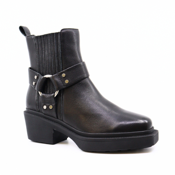 Amina Harness Black Women's Boots Shoe the Bear    