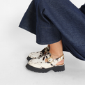 Aubrey Cow Print Women's Shoes Platforms Charlotte Stone