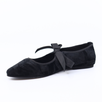 Valley Black Women's Shoes Flats Intentionally Blank