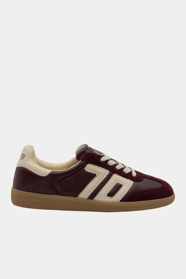 Cloud W26 Wine Cream Women's Sneakers Back 70