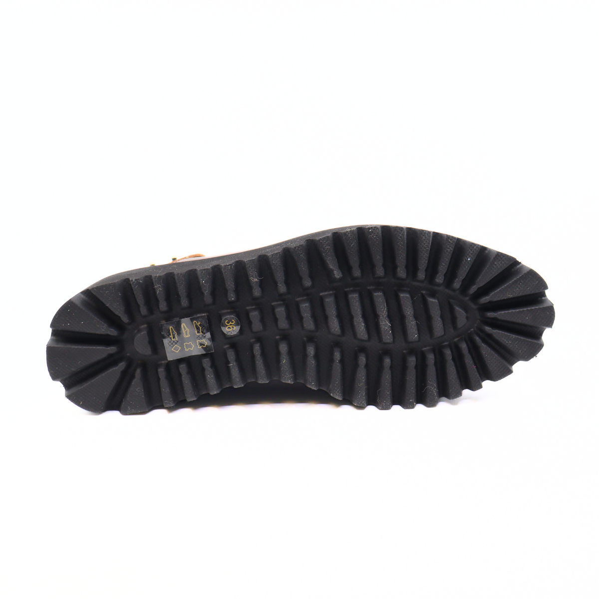 Easy Fit Flatform Brown Women's Boots All Black