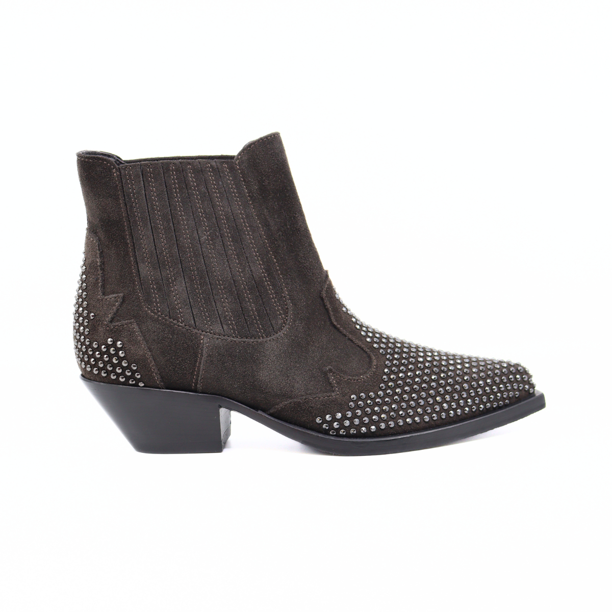 Borchie Gunmetal Boot Women's Boots Laura Bellariva