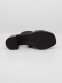 Della Black Women's Sandals Heels Ateliers