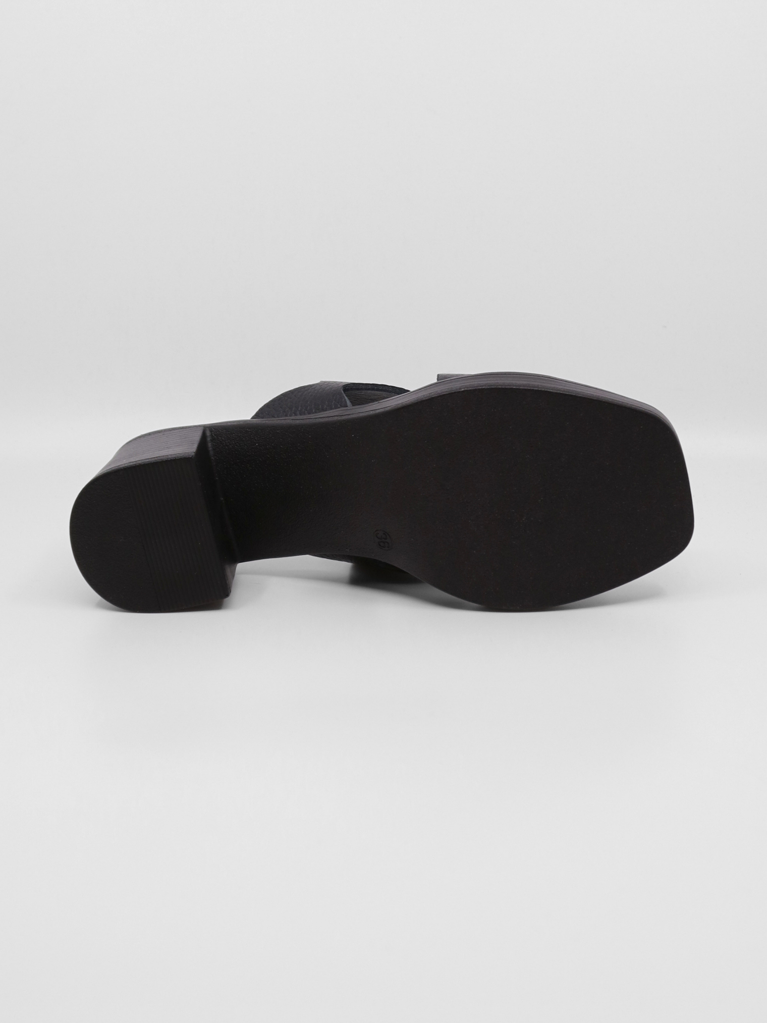 Della Black Women's Sandals Heels Ateliers