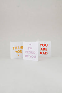 Rad Mini Card Gifts + Accessories Home & Gifts Meshwork Press