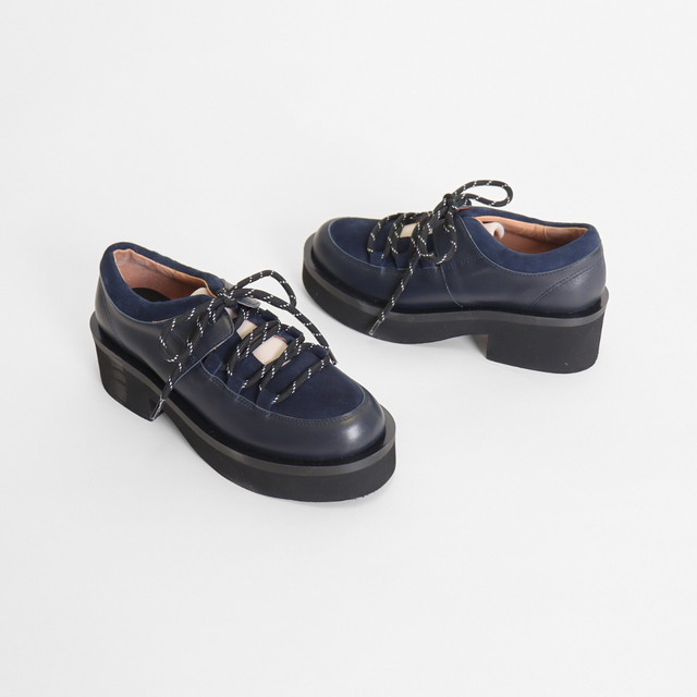 Combo Ox Navy Women's Shoes Platforms All Black