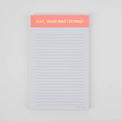 What Was I Doing? Notepad Coral Pink Gifts + Accessories Chez Gagné