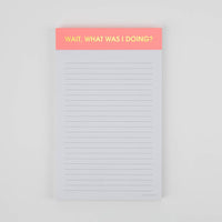 What Was I Doing? Notepad Coral Pink Gifts + Accessories Chez Gagné