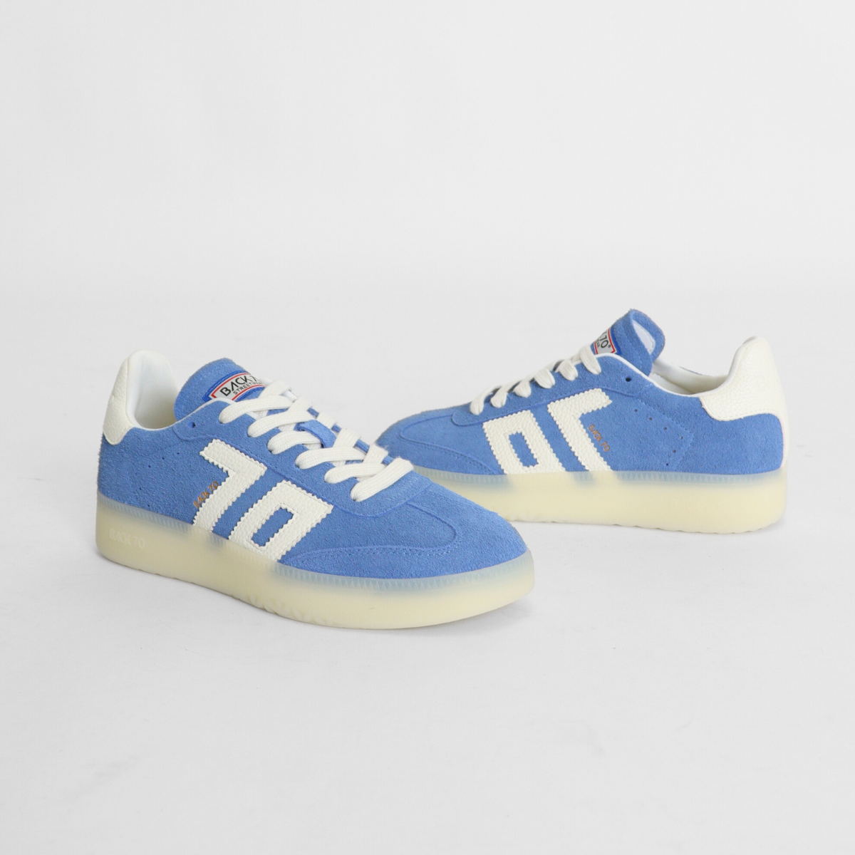 Boston Blue Women's Sneakers Back 70