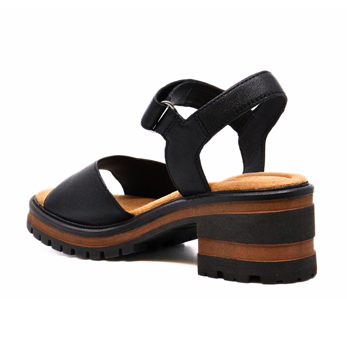 Hallie Black Women's Sandals Salvia    