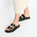 Alaya Black Women's Sandals Ateliers