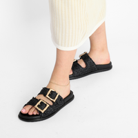 Alaya Black Women's Sandals Ateliers