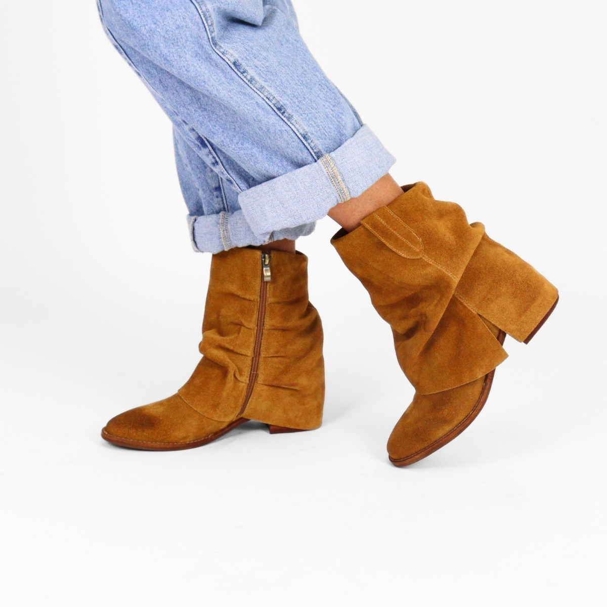 Ona Cognac Women's Boots Antelope