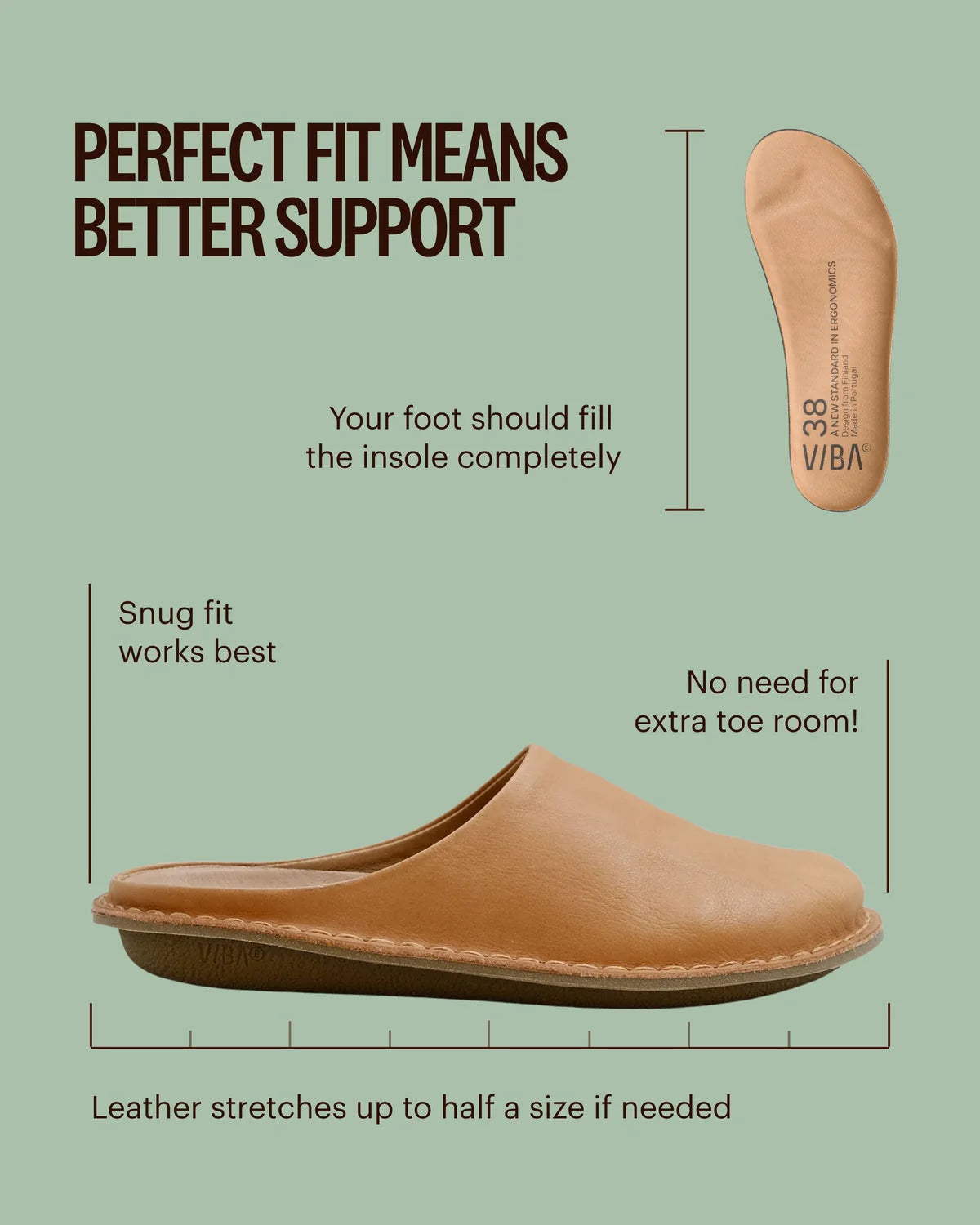 Roma Leather Fawn Tan Women's Shoes VIBAe