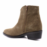 Delman Taupe Suede Women's Boots Ateliers    