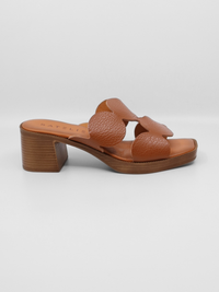 Della Tan Women's Sandals Heels Ateliers
