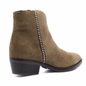 Delman Taupe Suede Women's Boots Ateliers    