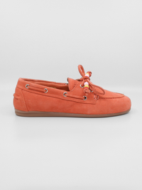 Marin Pearls Orange Suede