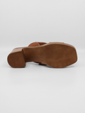 Della Tan Women's Sandals Heels Ateliers