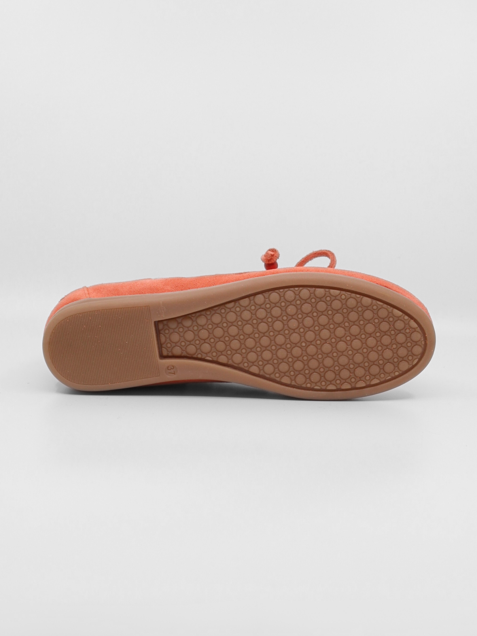 Marin Pearls Orange Suede