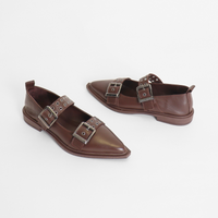 Ciara Brown Women's Shoes Flats Ateliers