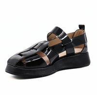 Patty Lock Sandal Black Women's Sandals All Black    