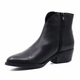 Delman Black Leather Women's Boots Ateliers    