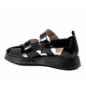 Patty Lock Sandal Black Women's Sandals All Black    