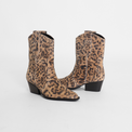 Cat Nap Cowboy Boot Leopard Suede Women's Boots Free People