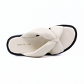 Geisha Ivory/Silver Women's Sandals Platforms All Black