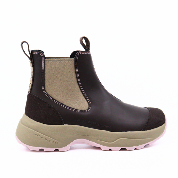 Siri Chocolate/light Lilac Women's Boots Woden    