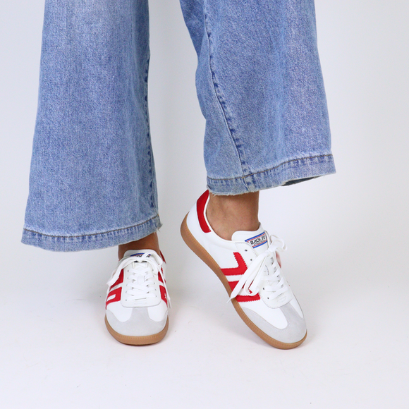 Cloud Vintage Red Women's Sneakers Back 70    