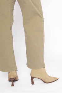 Velour Aceituna Women's Boots Heels Hispanitas