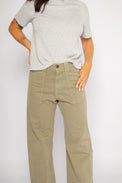 Gusset Cargo Pomonok Khaki Women's Bottoms Moussy Denim