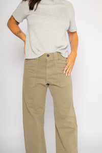 Gusset Cargo Pomonok Khaki Women's Bottoms Moussy Denim